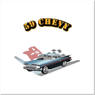 Vintage care - 59 Chevy Posters and Art